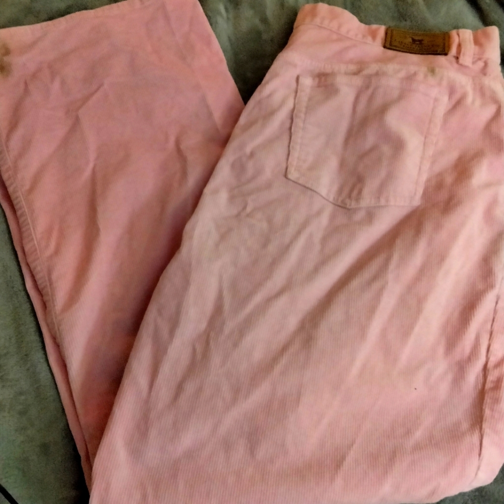NWOT Lauren Jeans Co. Cotton Candy Pink Corduroy pants size 16